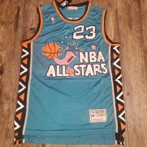 1996 All Star Game MJ Stitched Mens Jersey
